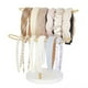 thumbnail image 1 of Organizador de Diademas de Metal de 2 Niveles | Exhibidor de Diademas y Pulseras | Almacenamiento de Aleación para Accesorios para El Cabello | Decoración para Dormitorios Universitarios (Blanco), 1 of 7