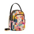 thumbnail image 7 of FORMRS Crossbody Bag for Women Quilted Travel Shoulder Cell Phone Purse with Chain Strap Handbag, Art Geometric, 7 of 7