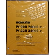 Komatsu PC200-7/PC200LC-7/PC220-7/LC-7 Manual Excavator Workshop Repair Service Manual - Part Number # SEBM024308
