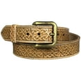 thumbnail image 1 of Zelikovitz Embossed Full Grain Leather Belt - Celtic 1.5", 1 of 5