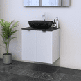 thumbnail image 2 of Nicole 2D 60 Floating Bathroom Vanity (24" Width), 2 of 11