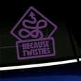 thumbnail image 1 of Because Twisties - Vinyl Decal For MINI Cooper - Choose Color - [VIOLET], 1 of 1