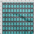 thumbnail image 3 of oneOone Silk Tabby Fabric Chevron Ikat Print Fabric By The Yard 42 Inch Wide, 3 of 4