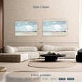 thumbnail image 4 of Elephant Stock Ocean Vista Wall Art - Horizontal Canvas Wall Art - Living Room Wall Decor - Abstract Canvas - Blue And Beige Decor By Sally Swatland - 48" x 32", 4 of 8