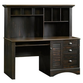 Sauder Harbor View Computer Desk With Hutch Antiqued Paint