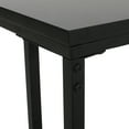 thumbnail image 4 of GDF Studio Agnes Modern Iron and Wood Square Top C Side Table, Set of 2, Black, 4 of 8
