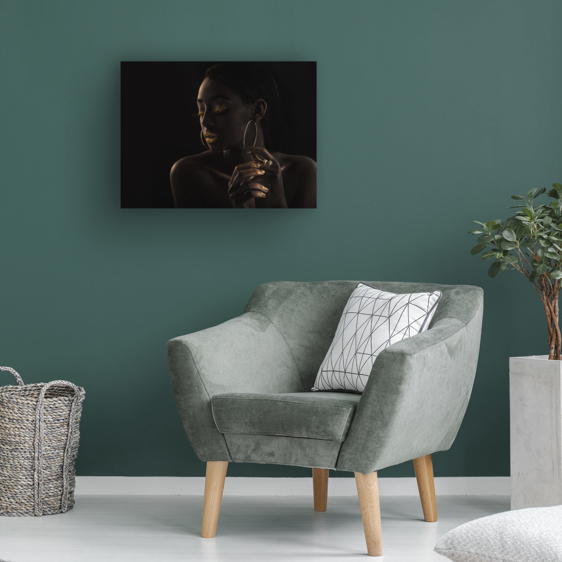 Canvas Wall Art - Amnon Eichelberg 'Silhouttes' Wall Art for Living Room, Bedroom, or Office D?cor by Trademark Fine Art - 32 x 24 Inches