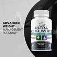 thumbnail image 7 of (3 Pack) Ultra Keto White - Supplement for Weight Loss - Energy & Focus Boosting Dietary Supplements for Weight Management & Metabolism - Advanced Fat Burn Raspberry Ketones Pills - 180 Capsules, 7 of 7
