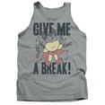 thumbnail image 1 of Mighty Mouse Give Me A Break Adult Tank Top Athletic Heather, 1 of 1