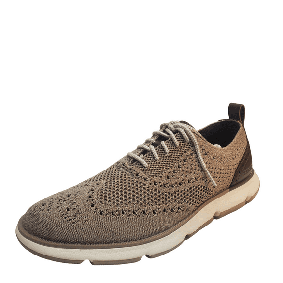 Cole Haan Mens Casual Shoes 4ZG Stitchlite Leather Oxfords 8M Beige Mortar Birch