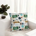 thumbnail image 6 of Yiaed Back To School A Print Pillow Covers Super Soft Decorative Square Throw Pillow Covers Case Cushion Covers for Sofa Couch Bedroom Car Decor（No pillow core）-20"x20", 6 of 7