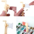 thumbnail image 3 of 120Pcs Floss Bobbins with Bobbin Winder Floss Thread Organizer Holder Set Thread Cards for Cross Stitch Embroidery DIY, 3 of 8