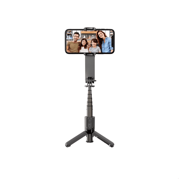 Estabilizador Gimbal Con Luz Led Remoto Para Celular Negro