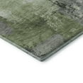 thumbnail image 3 of Addison Rugs Mayfield Premium Machine Washable Transitional Abstract Green Rectangle Rug, 3' X 5' Machine Washable Transitional Abstract Green Oversized Sherpa Throw Blanket, 3 of 7