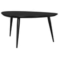 thumbnail image 6 of Odessa Triangular Solid Wood Coffee Table Black, 6 of 11