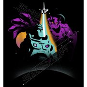Boys Lightyear Buzz and Zurg Pull Over Hoodie Black Medium