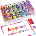 thumbnail image 1 of Kit de letras del alfabeto magnético GameNote 238 piezas con tablero, 1 of 6