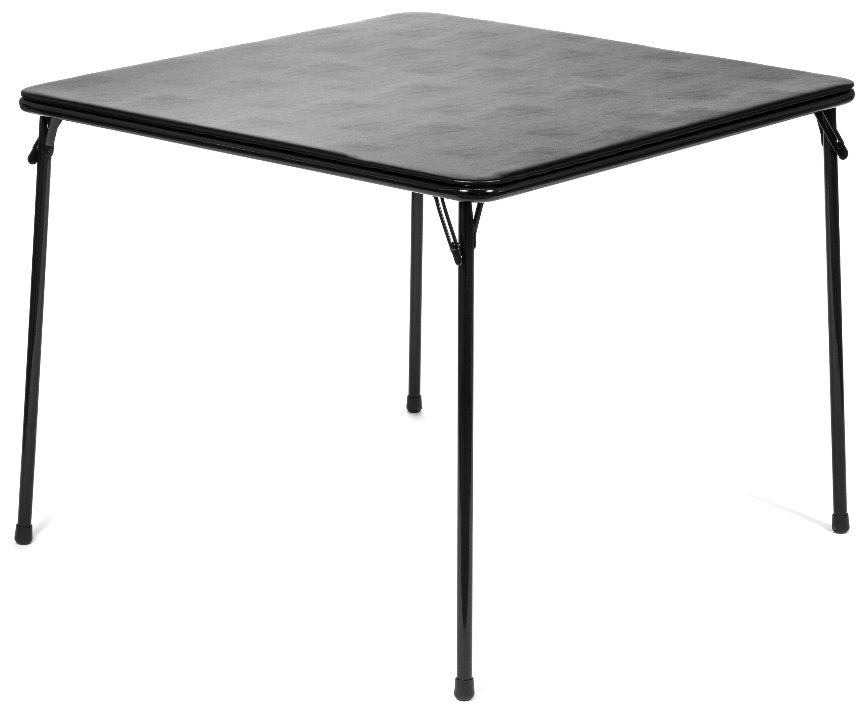 XL Series 38 Square Folding Card and Game Table Wheelchair Accessible Black