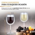 thumbnail image 4 of Set de Tabla de Quesos y Carnes Frías Redlemon de Bambú y 2 Copas de Vino Doble Pared 350ml c/u, 4 of 8