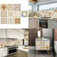 thumbnail image 3 of MYG Brick pattern frosted floor stickers kitchen tile desktop renovation waterproof, 3 of 9