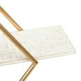 thumbnail image 3 of Creative Co-Op Wood and Gold Diamond Wall Shelf, 3 of 4