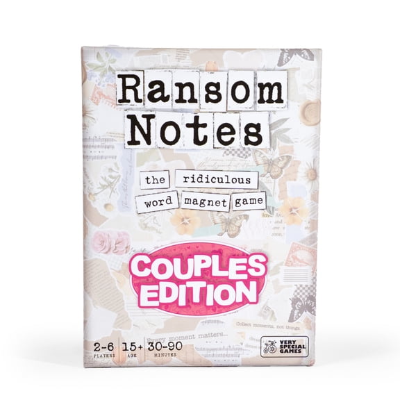 Ransom Notes: Couples Edition Party Card Game, Magnetic Word Tile Sentence-Building Game for Adults