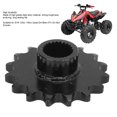 thumbnail image 3 of 16T Front Sprocket, Enduring Precise Oxidation Resistant Steel Alloy Scooter Front Sprocket  for 530 Chain, 3 of 7