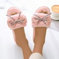 thumbnail image 2 of Ketyyh-chn99 Women Slippers Men Cute Fuzzy House Slippers Non-Slip Bedroom Indoor Slippers Pink,39, 2 of 5