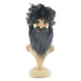 thumbnail image 1 of KAKOWELY 1 juego de máscara de cosplay de barba salvaje, bigote de Halloween, divertidos accesorios de barba, bigotes de simulación, accesorio de disfraz de cosplay, 1 of 5