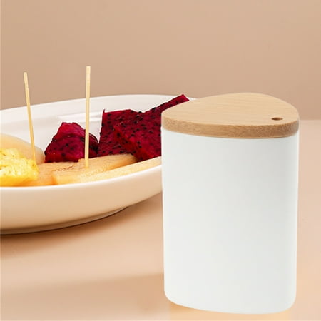 

Bamboo Toothpick Holders Portable Toothpicks Dispenser Box Toothpick Container