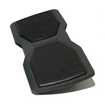 We're it Under Desk Ergonomic Footrest - Dual-Function Balance Board for Office Chairs, Anti-Fatigue Foot Support, 27"x12", Grey