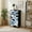 Color-4, variant on 4 Drawer Vertical Storage Dresser Marble Alcohol Ink Marble watercolor seamless banners posters with Wood Top Fabric Pull Drawers