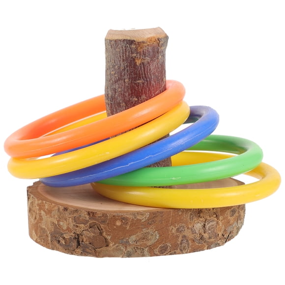 1 Set of Bird Training Toy Bird Ring Toy Parakeet Intelligence Toy Bird Educational Toy
