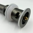 thumbnail image 5 of 2 Pcs Bathroom Sink Drain with Overflow, Vessel Sink Lavatory Vanity Pop Up Drain Stopper, 304 Stainless Steel, 5 of 9