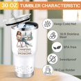 thumbnail image 4 of 30oz Women's Tumbler Stainless Steel Straw Water Bottle, Leakproof Travel Camp Coffee Cup, Keep Cold, Ideal Birthday Gift for Friends, Lovers, Sisters, 4 of 6