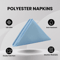 thumbnail image 2 of Your Chair Covers - 10 Pack, Light Blue 20 Inch Polyester Cloth Napkins for Restaurants, Weddings, Dinner or Birthdays Parties, 2 of 5