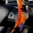 thumbnail image 5 of Butterfly Printed 14.5 Inch PVC Leather Car Wheel Covers Steering Wheel Cover Auto Accessories, 5 of 6