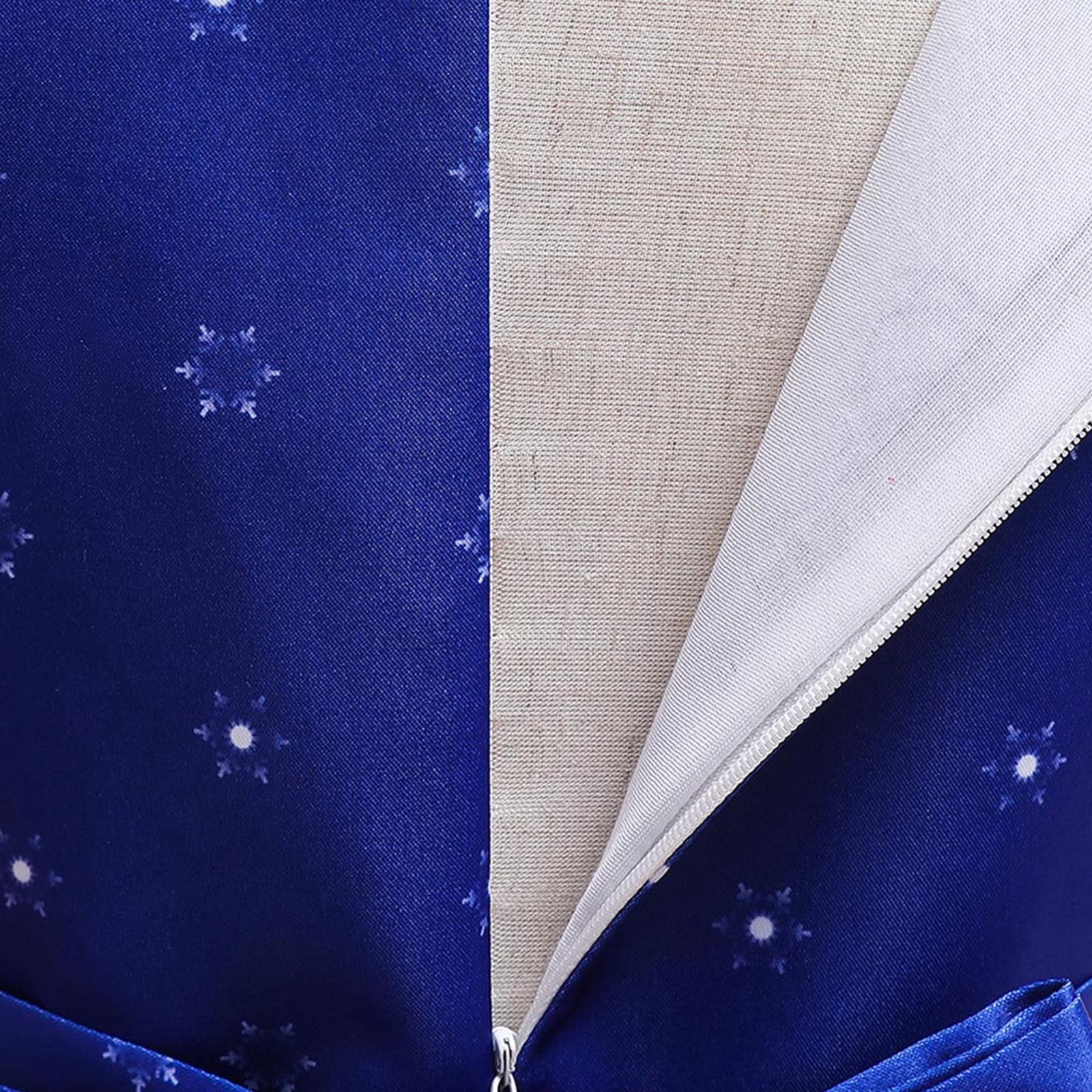 FDDMis Green Satin Dress Red White and Blue Dresses for Girls Boy Baptism Outfit Girls Holiday Outfits Gifts for Age 8-10 Baby Girl Summer Clothes, Blue 12-13 Years