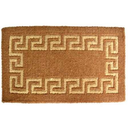 Key Door Mat - Imports Decor Woven Greek Key Doormat