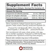 Protocol Peppermint Oil G.I. - Digestive Support - 90 Softgels