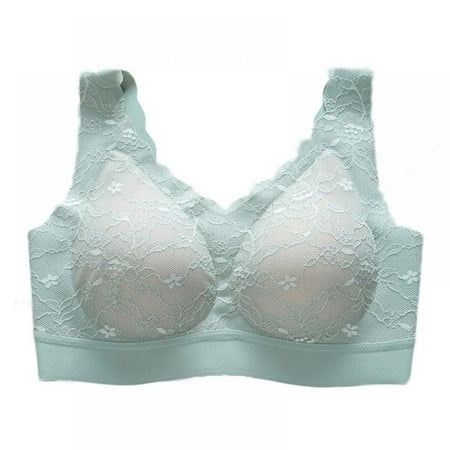 

Women Daily Bras 3D Wireless Contour Bra Padded Lace Push Up Brassiere