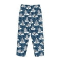 thumbnail image 5 of Xecao Snow Penguin Women's Straight Lounge Pajama Pants: The Epitome of Relaxed Sleepwear, 5 of 9