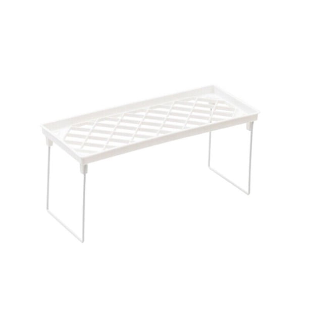 Estantería apilable expandible Leott Rack Clearance para gabinete, organizador multiusos para encimera de cocina, despensa, dormitorio, baño, organizador de gabinete de baño (1 unidad)