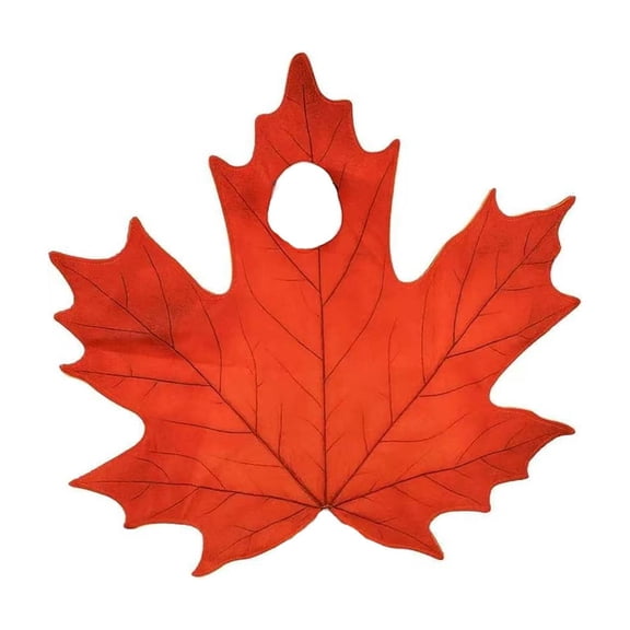Fall Decorations Goose Outfits,23 Inch Maple Leaf Shaped Goose Statue Costumes for Outdoor Yard Decor,Autumn Thanksgivng Garden Patio Decor