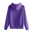 thumbnail image 6 of SDNall Hoodies for Women&Man 2Pcs Outfits and Sports Tracksuits Long Sleeve Pullover Hoodies Sweatshirt and Sweatpants Fall Winter Suit (Purple, Sizes M-XXXL), 6 of 9