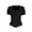 j55-Black, variant on LIIPEE Womens Halloween Gothic Dark Elegant Short Sleeve Lace Square Neck Blouse,XS-L
