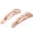 Glossy Golden, variant on French Amie Clic Clac Large Handmade Celluloid Snap Hair Pins for Women(2 Pcs)