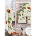 thumbnail image 2 of Ladybugs Eucalyptus Kitchen Dish Towels for Drying Dishes Set of 4, Spring Botanical Leaves Green Waffle Weave Microfiber Hand Tea Bathroom Towels Quick Dry & Absorbent Towel 15.7x23.6, 2 of 7