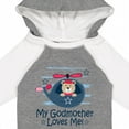 thumbnail image 4 of Inktastic My Godmother Loves Me Boys Boys Long Sleeve Baby Bodysuit, 4 of 5