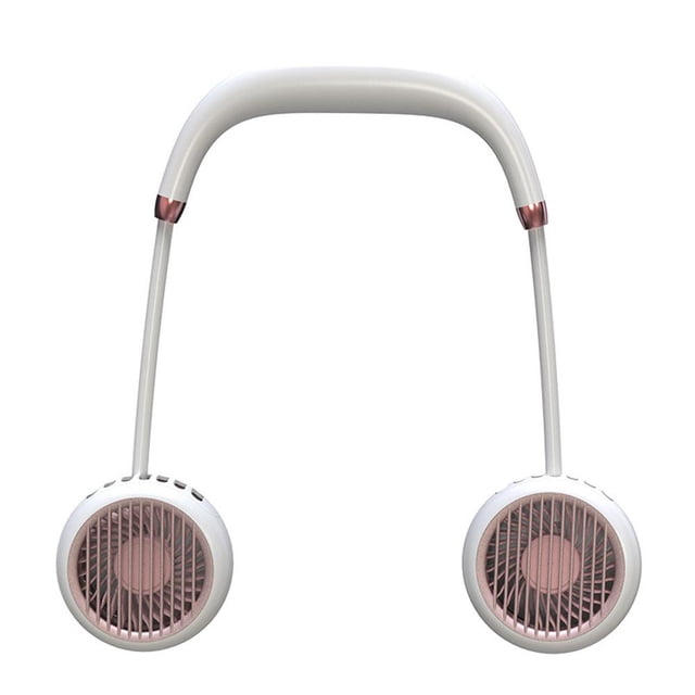 Ventilador De Banda Para El Cuello Manos Libres Ventilador Personal De Manos Libres Ventilador Sin Aspas Recargable Por Usb Portátil Para Viajar Al Aire Libre Oficina Deportes En El Hogar Yuarrent OD016420-01